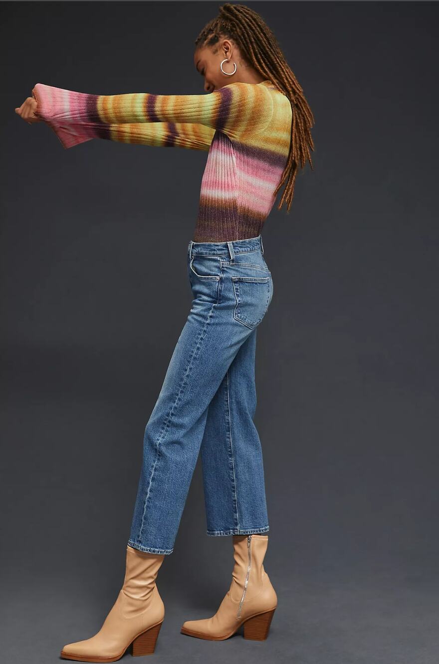 NWT Anthropologie Edwin Marli High-Rise Crop Jeans - 30 waist